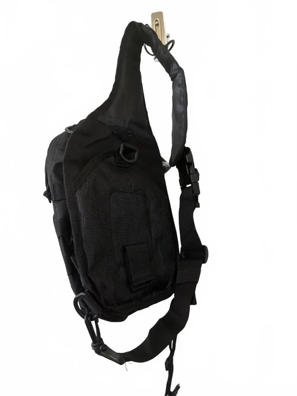 Reebow Gear Tactical Sling Backpack Molle EDC Range Bag American Flag Patch NWT